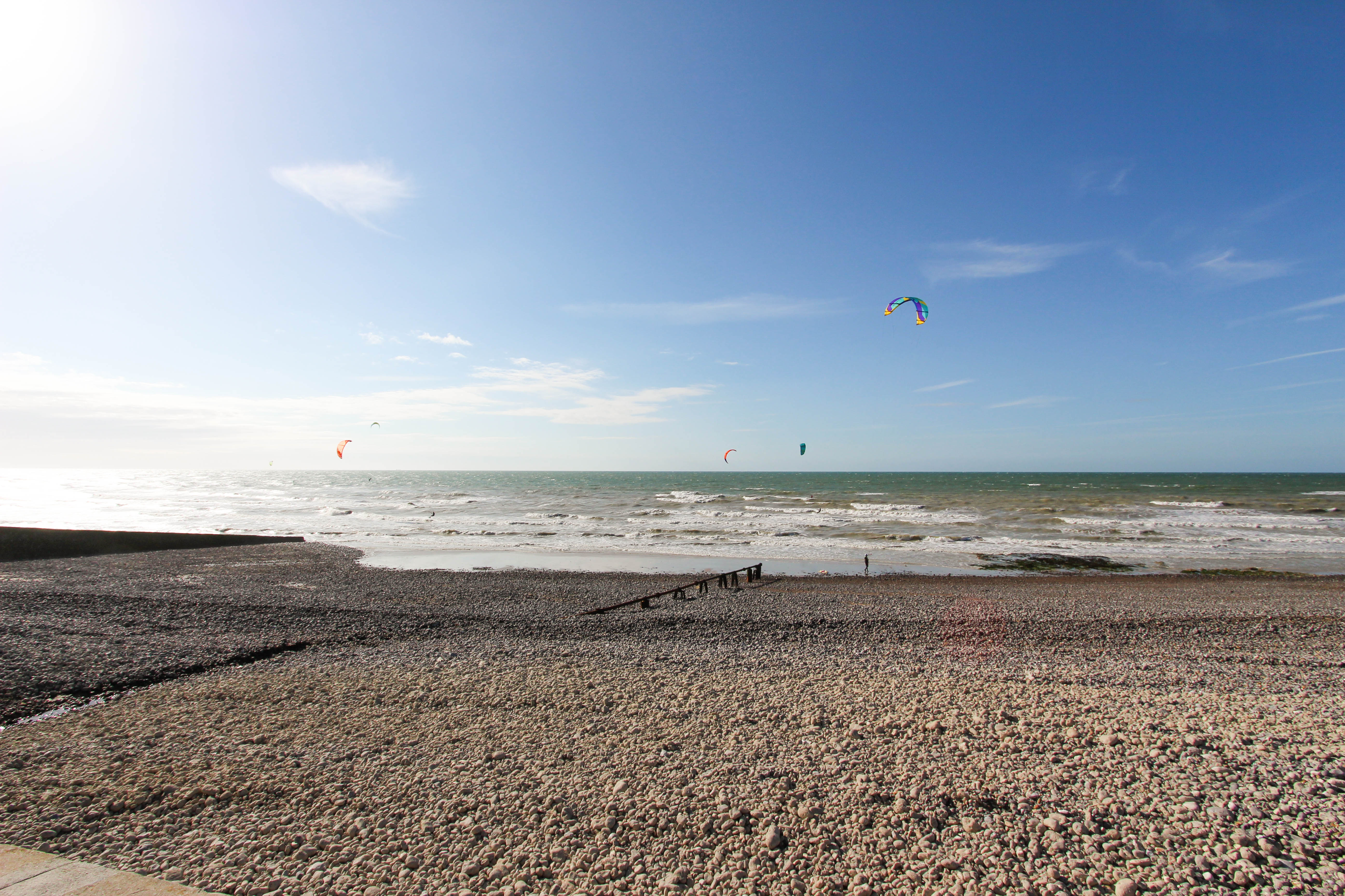 plage pourville-sur-mer kitesurf